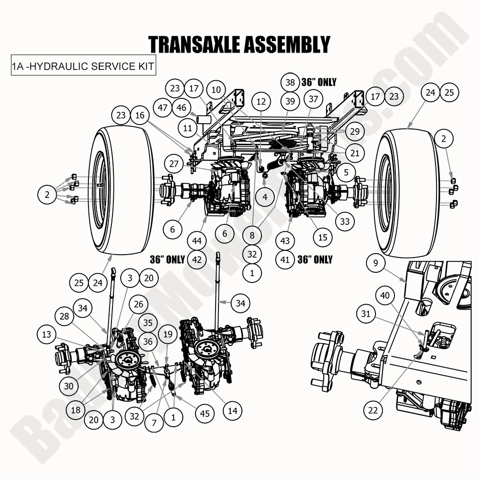 2020 Revolt - Transaxle Assembly